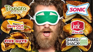 Still from Blind Fast Food Grilled Cheese (Taste Test)