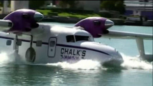 Still from Cracks in the System (Chalk's Ocean Airways Flight 101)
