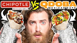 Still from Chipotle vs Qdoba Taste Test | FOOD FEUDS