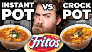 Still from Instant Pot vs. Crockpot Taste Test