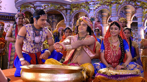 Still from Krishna Competes with Radha