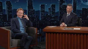 Still from Conan O'Brien, Regé-Jean Page