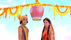 Still from Radha, Krishna's Team Effort
