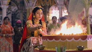 Still from Radha Conducts the Puja