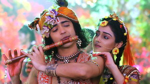 Still from Krishna Bids Farewell