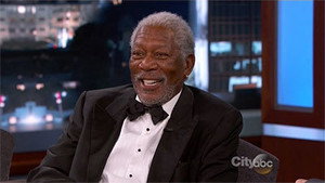 Still from Morgan Freeman; Anna Faris; Mötley Crüe