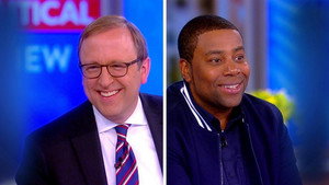 Still from Jonathan Karl and Kenan Thompson