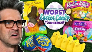 Still from Worst Easter Candy Taste Test
