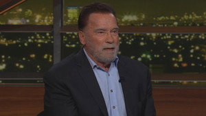 Still from October 17, 2025: Arnold Schwarzenegger, Andrew Ross Sorkin, Mark Cuban