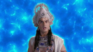 Still from Indra Attacks Govardhan