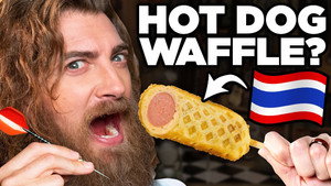 Still from International Waffles Taste Test
