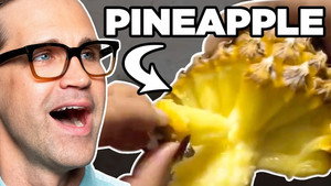 Still from We Try Fruit Peeling (Expectation vs. Reality)