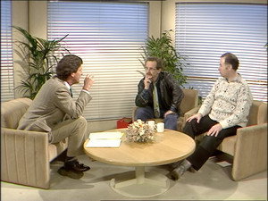 Still from Breakfast Time with Sylvester McCoy and David Saunders [05.10.88]
