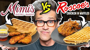 Still from Chicken n' Waffles Taste Test