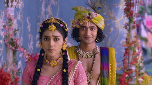 Still from Krishna Is Radha's Saviour