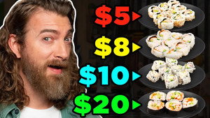 Still from Frozen vs. Fast vs. Fancy Food Taste Test