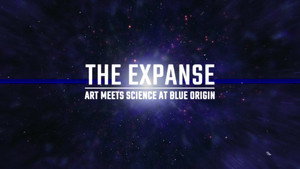 Still from Art Meets Science at Blue Origin