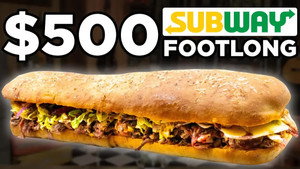 Still from $500 Subway Footlong Taste Test