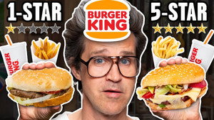 Still from 1 Star vs. 5 Star Burger King