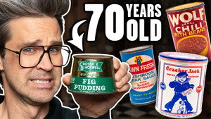 Still from 70 Year Old Canned Food Taste Test