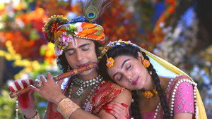 Still from Krishna Praises Radha
