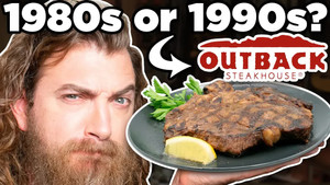 Still from 100 Years of Steakhouses Taste Test
