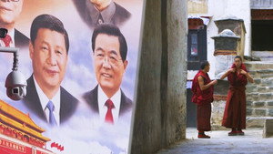 Still from Battle for Tibet