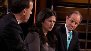 Still from Ben Sasse; Tristan Harris; Eliot Spitzer; Rebecca Traister; Jim VandeHei