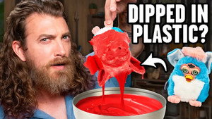 Still from Dipping Weird Things In Melted Plastic (Fever Dream)