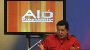 Still from The Hugo Chavez Show