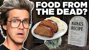 Still from We Try Recipes From Graveyards