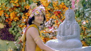 Still from Krishna Builds Radha's Idol
