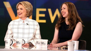 Still from Hillary Clinton and Chelsea Clinton; Ben Platt