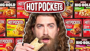 Still from We Tried EVERY Hot Pocket Flavor
