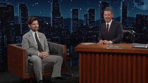 Still from Adam Scott, Sen. Adam Schiff, Musical Guest Michael Marcagi