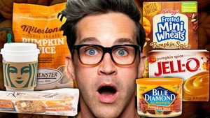Still from What's The Best Pumpkin Spice Snack? Taste Test