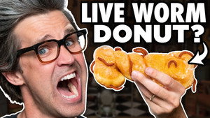 Still from What's The Worst GMM Food? Taste Test
