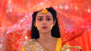 Still from Radha's Haldi Rituals Begin