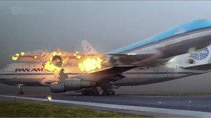 Still from Disaster at Tenerife (KLM 4805 and Pan Am 1736)