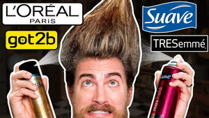 Still from What's The Strongest Hairspray? (TEST)