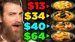 Still from Frozen vs. Fast vs. Fancy Food Taste Test
