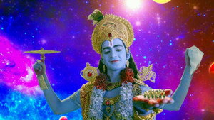 Still from Krishna Gets the Sudarshan Chakra