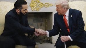 Still from The Deal: Trump, Bukele & the Gangs of El Salvador