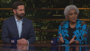 Still from May 9, 2025: David Hogg, Donna Brazile, Rep. Mike Lawler