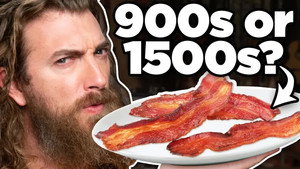 Still from 1000 Years Of Meat Taste Test