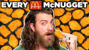 Still from We Try EVERY McDonald's McNugget