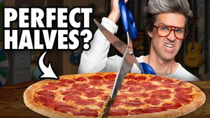 Still from Trying To Cut Things Perfectly In Half