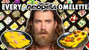 Still from We Try Every Neopet Omelettes