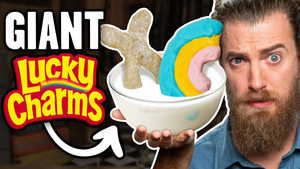 Still from We Turned Tiny Food Into Giant Food