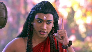 Still from Sam's Challenge to Krishna